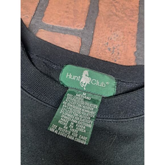 Ugly Christmas Sweater Women Sz M Black Geese Ducks - Picture 2 of 5